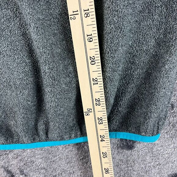 Patagonia Synchilla Snap T Fleece Pullover Teal Gray Women's XS Sweater - Picture 6 of 9